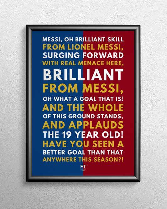 Lionel Messi - Oh what a goal that is!