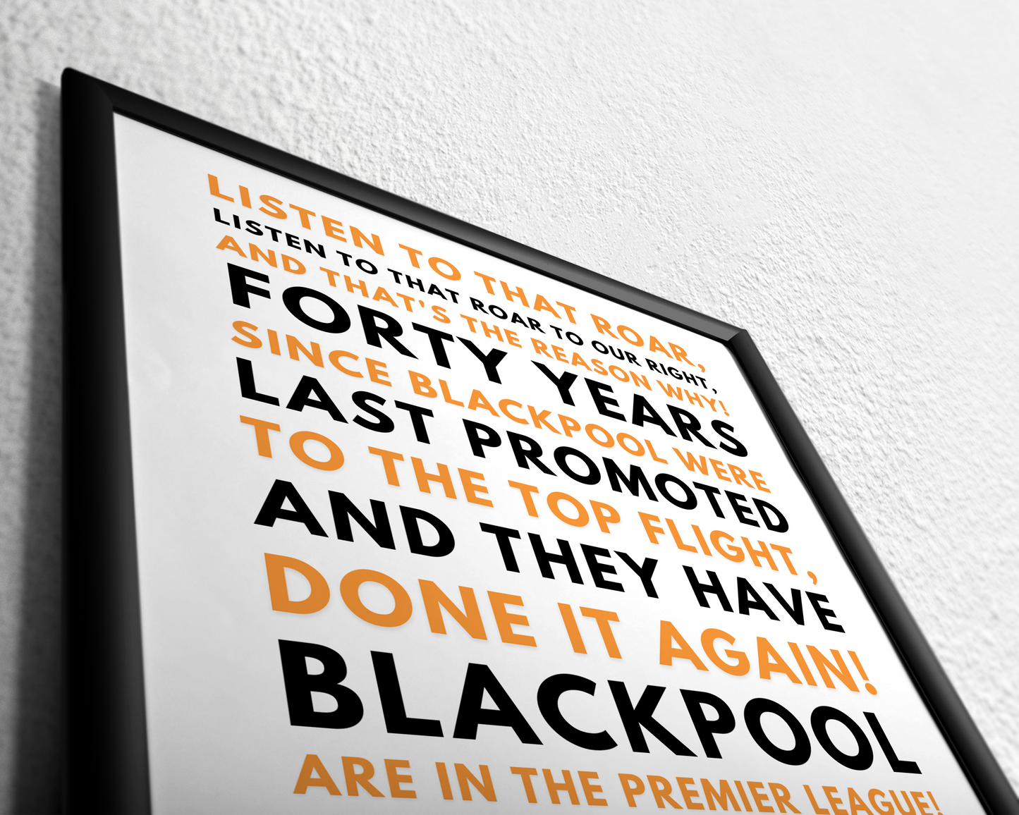Blackpool are in the Premier League!