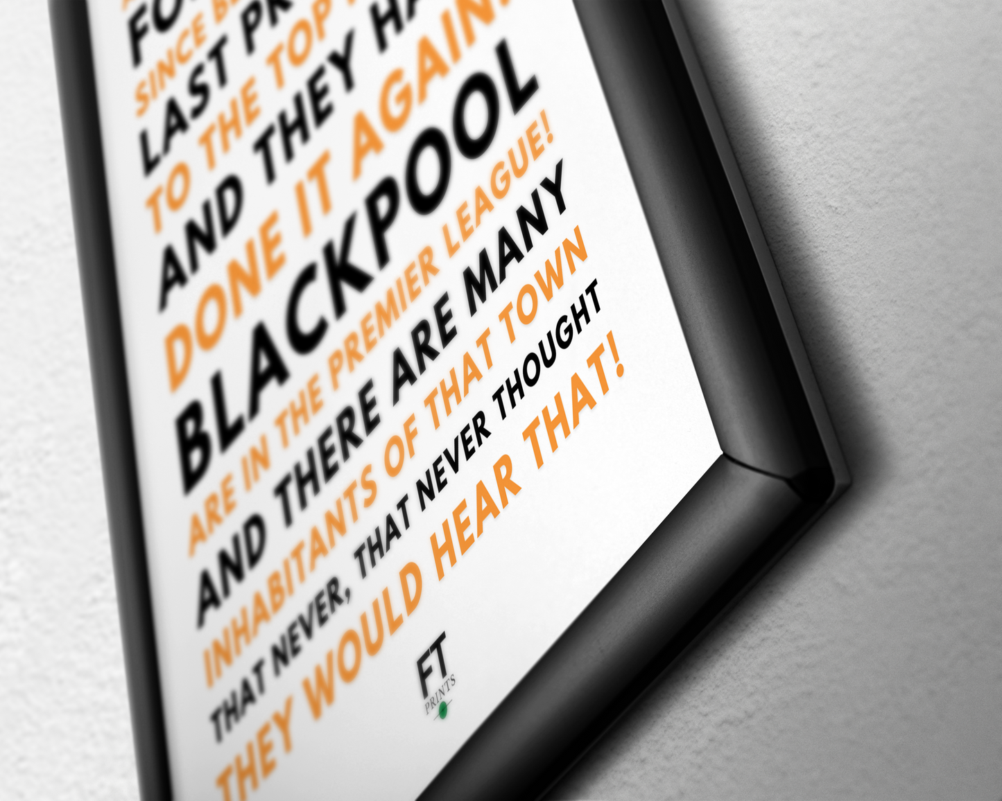 Blackpool are in the Premier League!