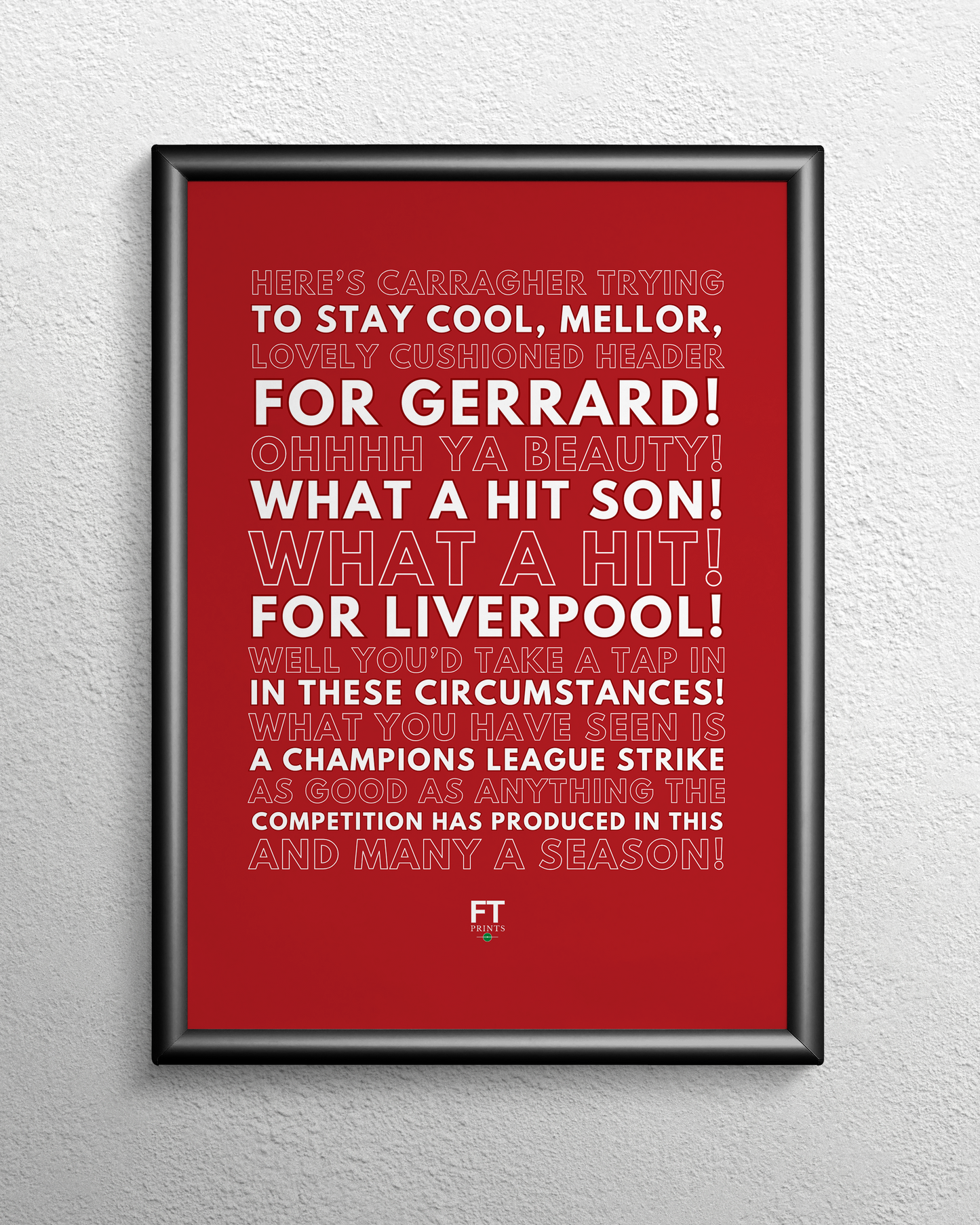 Steven Gerrard - What a hit son! What a Hit!