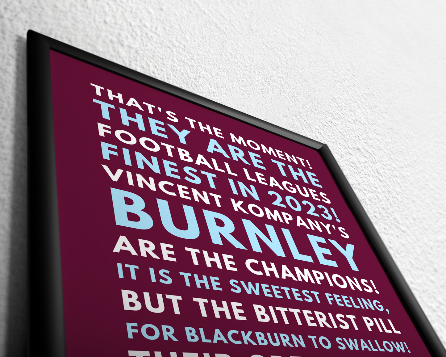 Burnley are the Champions!