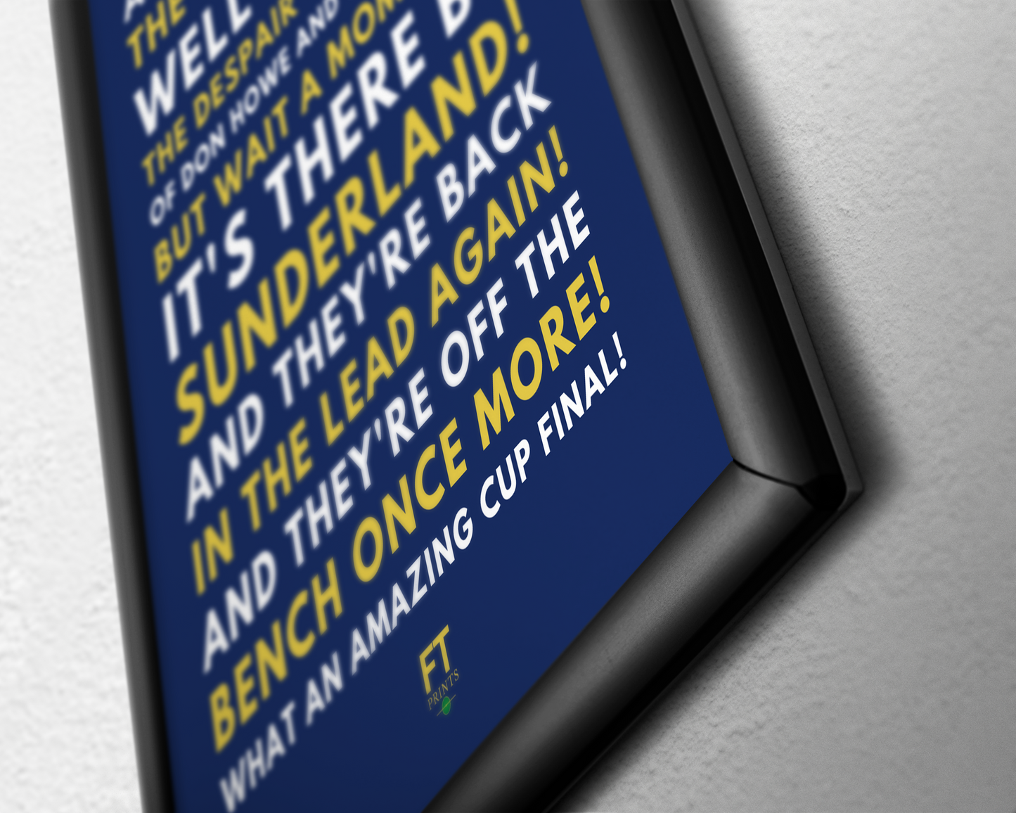 Alan Sunderland - What an amazing cup final! - Blue