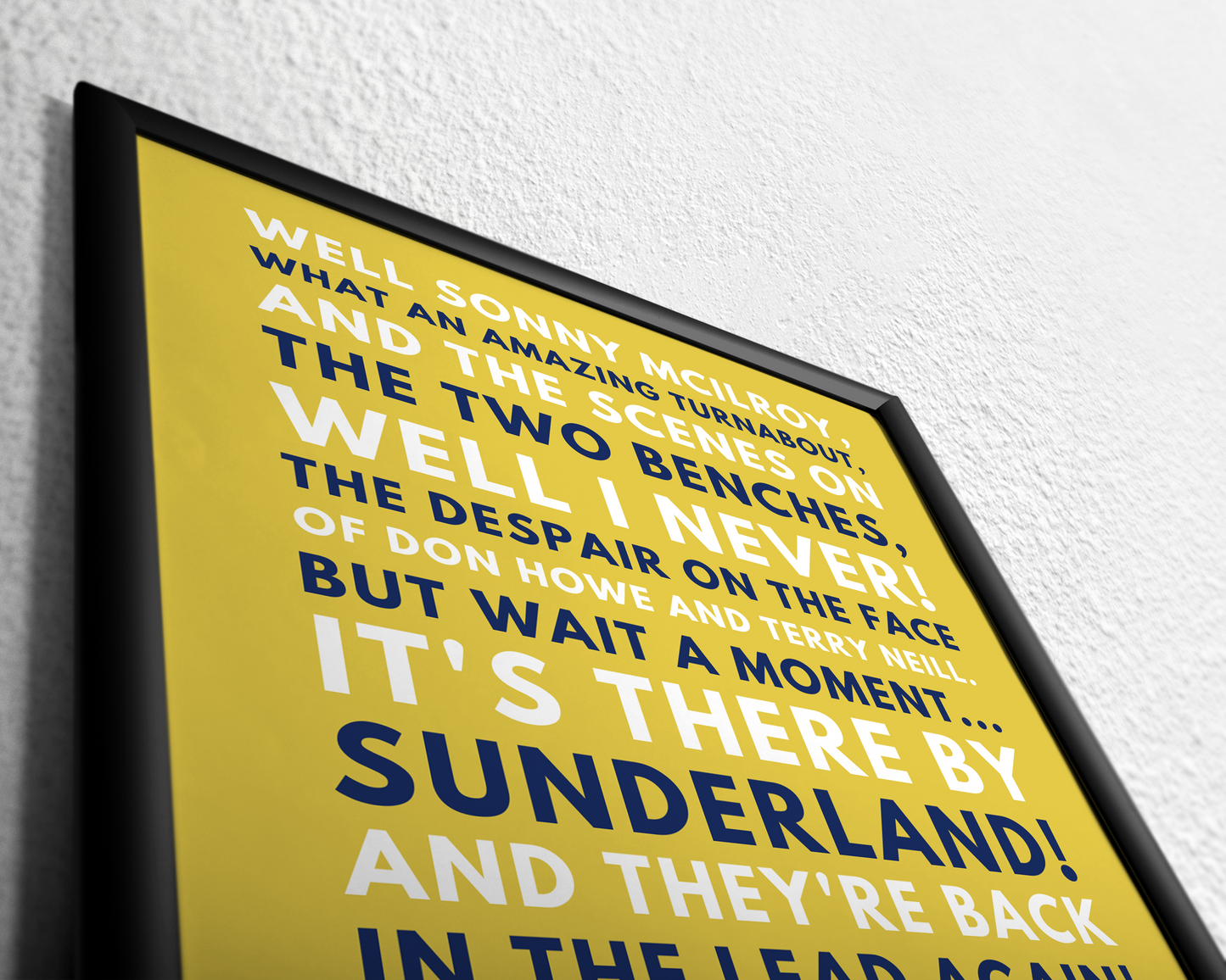 Alan Sunderland - What an amazing cup final! - Yellow