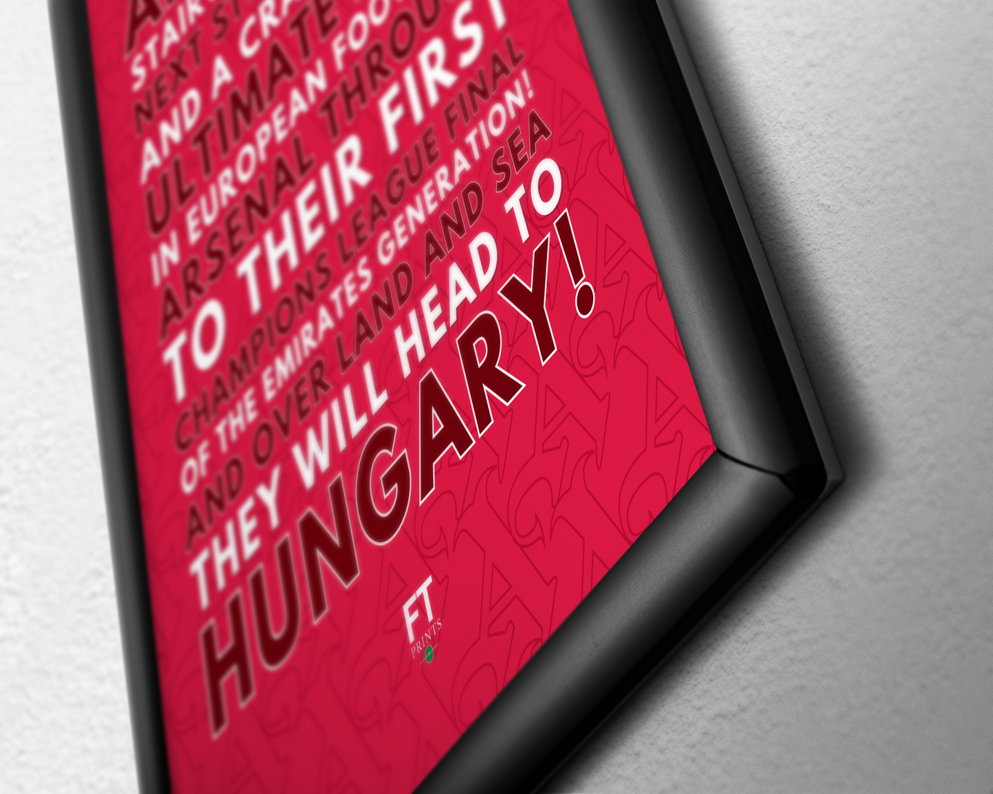 Arsenal - Next stop, Budapest! (Burgundy)