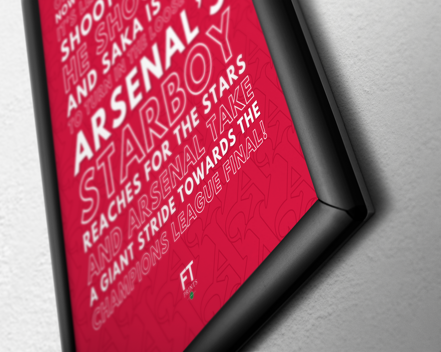 Bukayo Saka - Arsenal take a giant stride towards the Champions League final! (White)