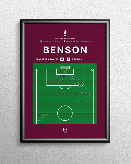 Benson's goal vs. Blackburn Rovers
