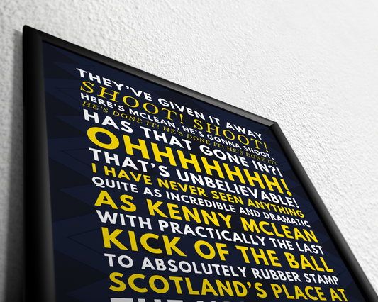 Kenny McLean - Has that gone in?! Ohhhh! That's Unbelievable!
