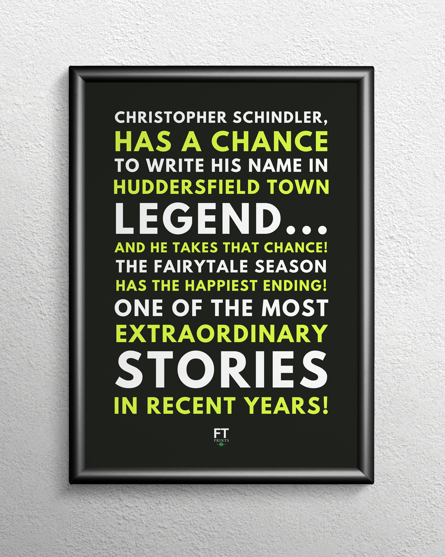 Christopher Schindler - Huddersfield Town legend!