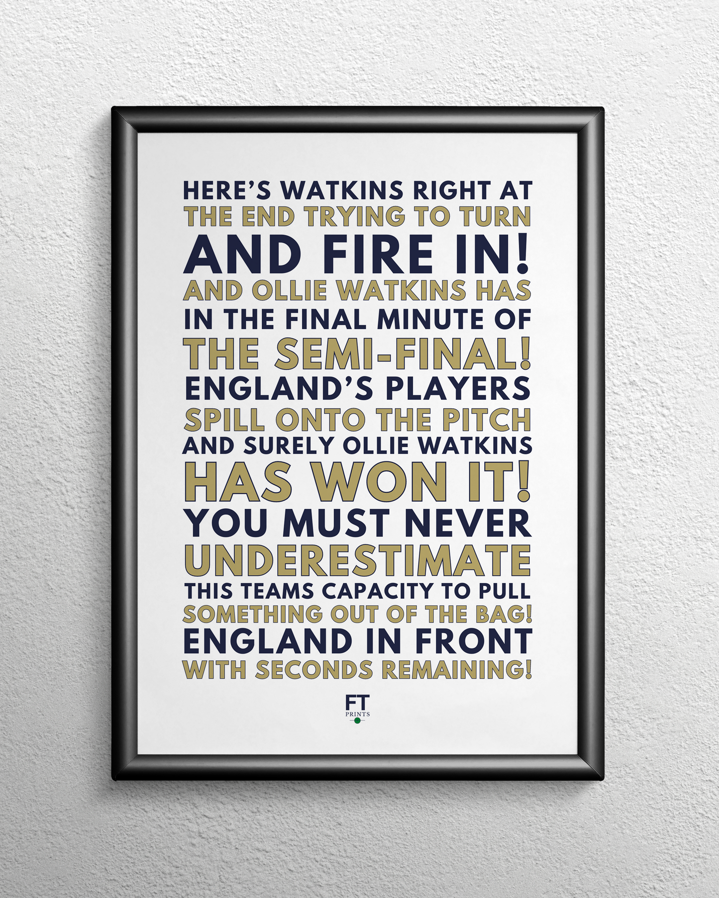 Ollie Watkins - In the final minute of the semi-final!