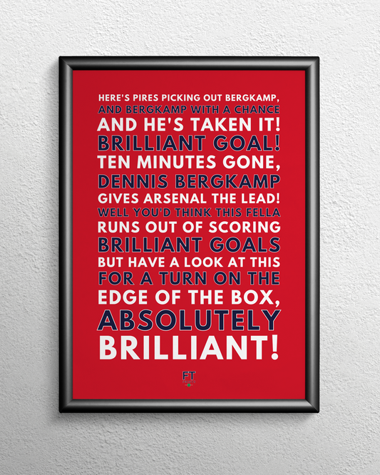 Dennis Bergkamp - Absolutely brilliant!