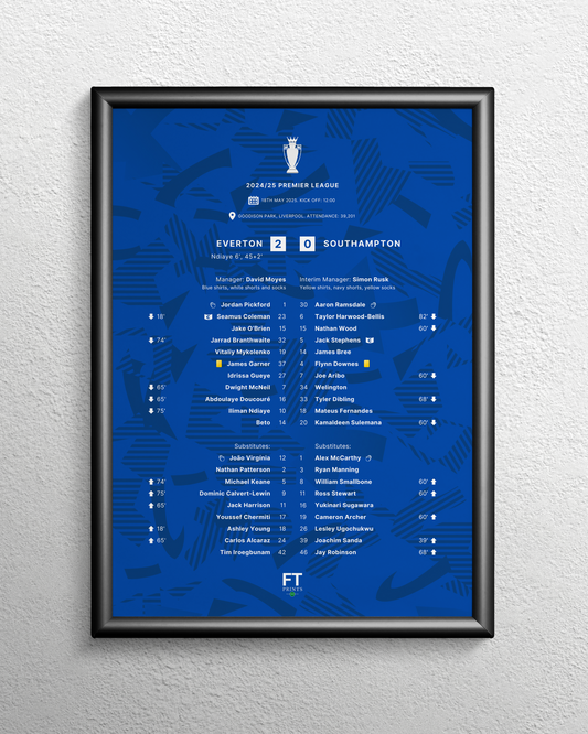 Everton 2-0 Southampton