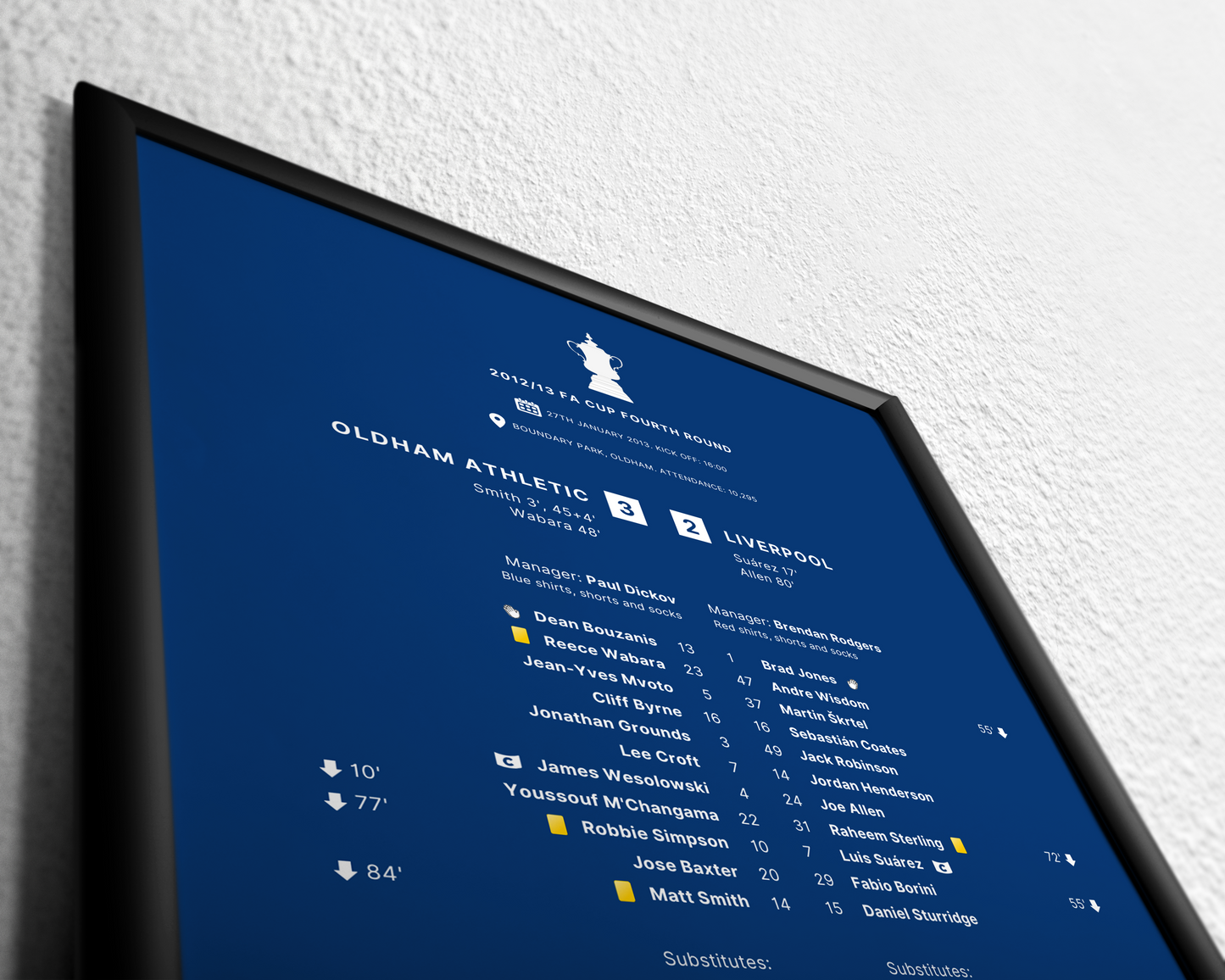 Oldham Athletic 3-2 Liverpool