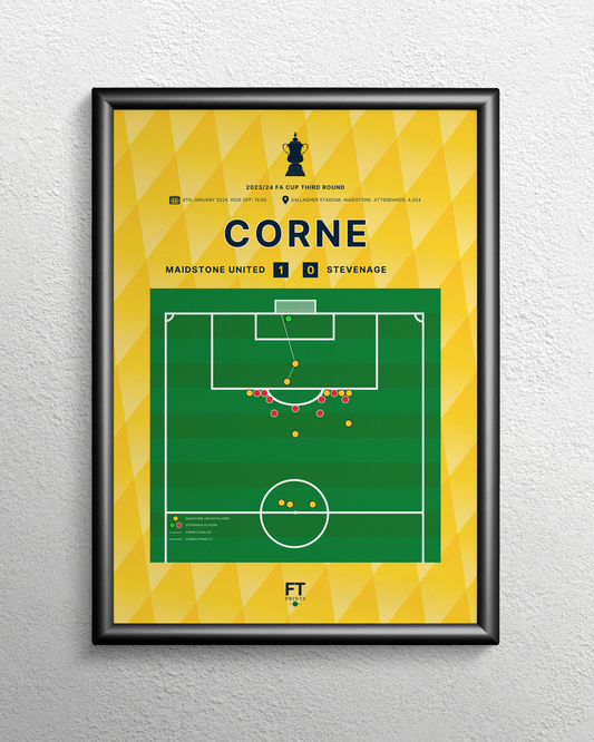 Corne's goal vs. Stevenage