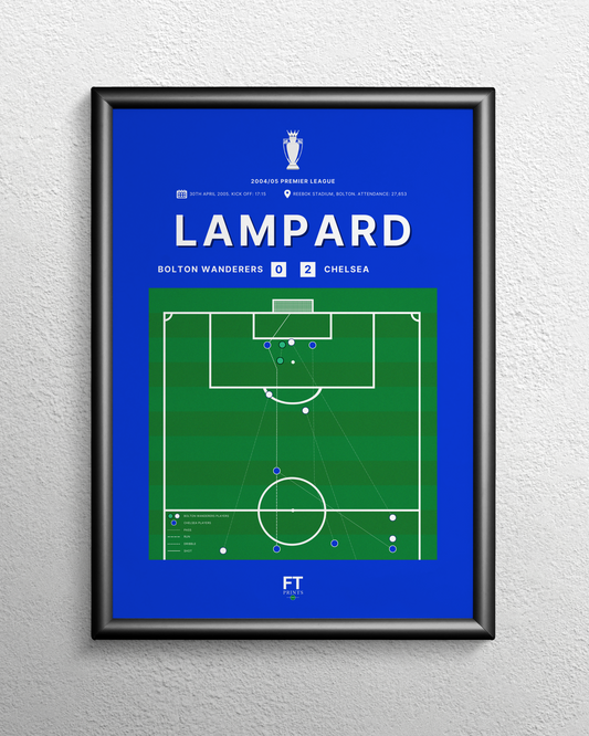 Lampard's goal vs. Bolton Wanderers