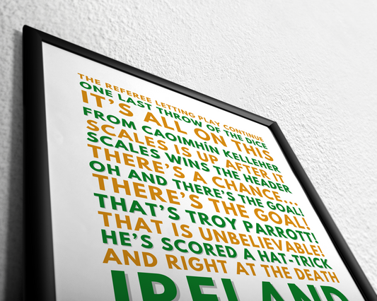 Troy Parrott - Right at the death Ireland have done it!
