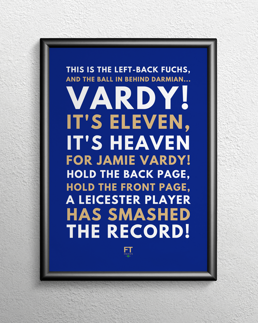 Jamie Vardy - It's eleven, it's heaven!