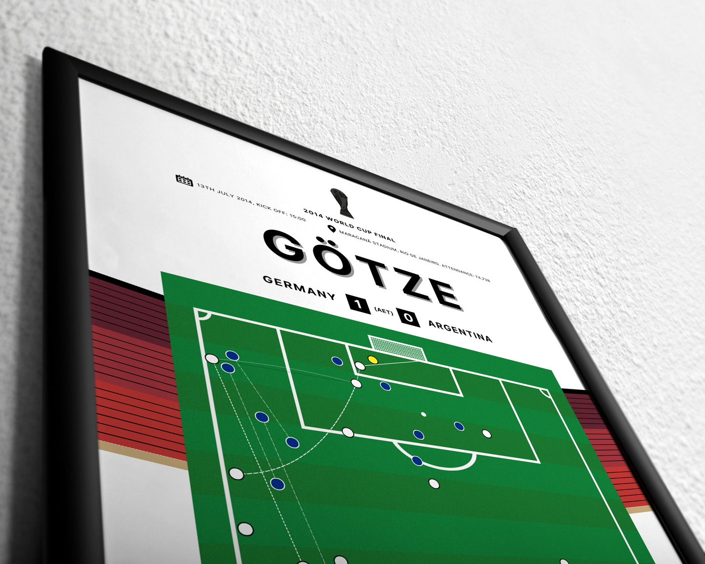 Götze's goal vs. Argentina to win the World Cup