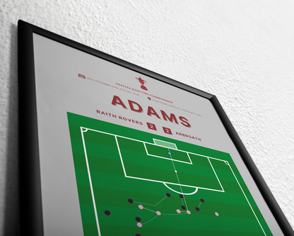 Adams' goal vs. Raith Rovers