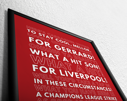 Steven Gerrard - What a hit son! What a Hit!
