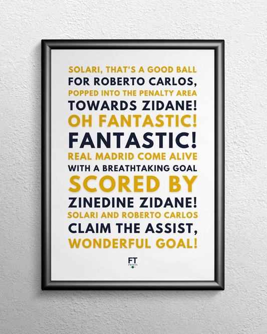Zinedine Zidane - A breathtaking goal!