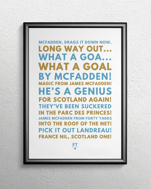 James McFadden - He's a genius for Scotland again!