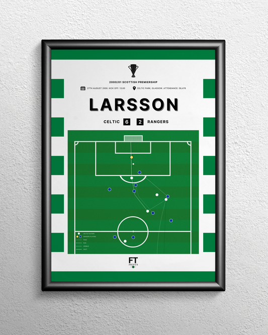 Larsson's goal vs. Rangers