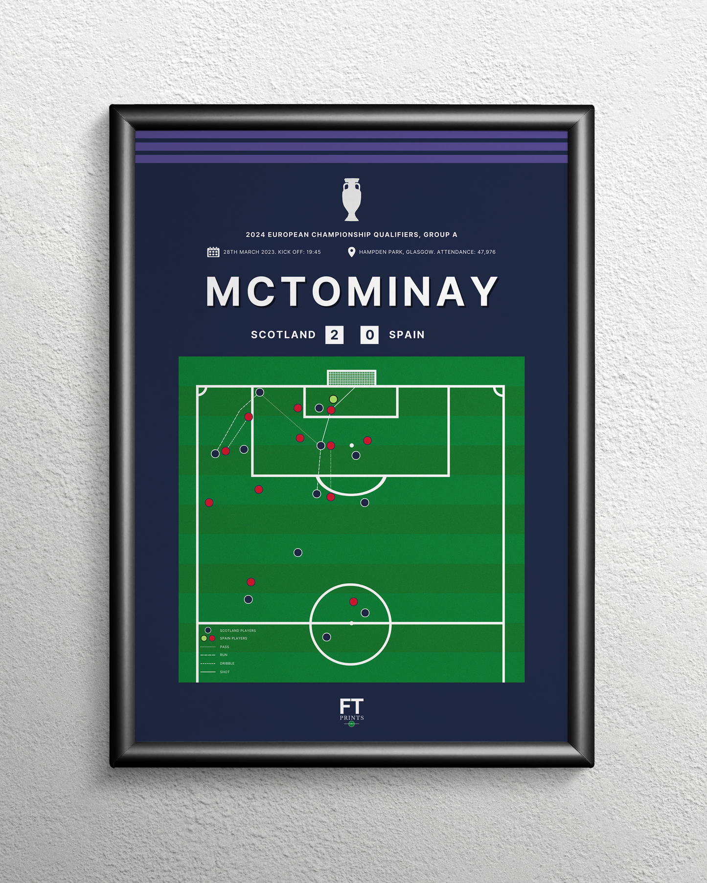 McTominay's first goal vs. Spain