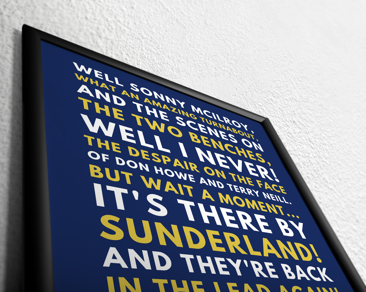Alan Sunderland - What an amazing cup final! - Blue
