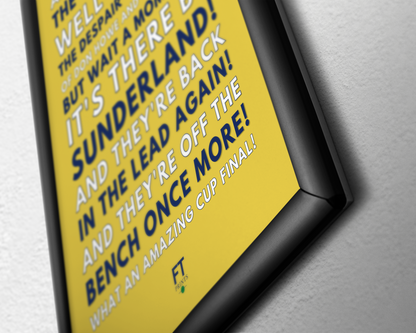 Alan Sunderland - What an amazing cup final!