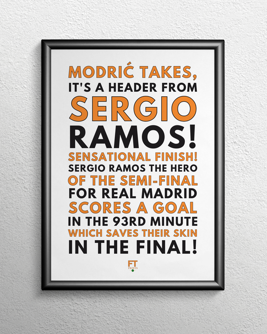 Sergio Ramos - Sensational finish!