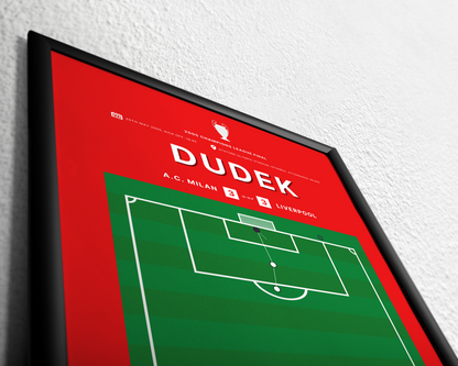Dudek's penalty save vs. AC Milan to win the Champions League