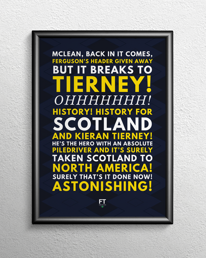 Kieran Tierney - History for Scotland and Kieran Tierney!