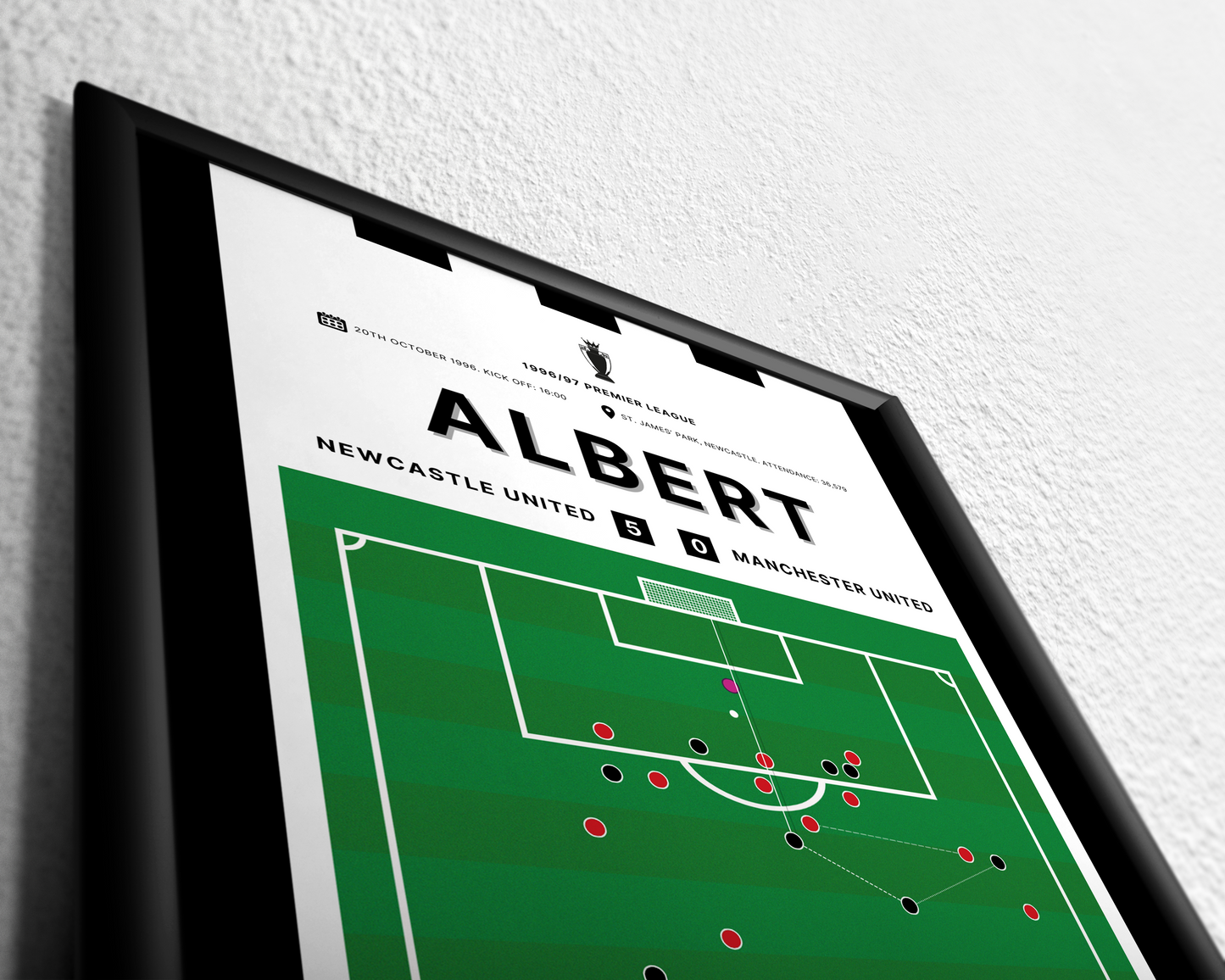 Albert's goal vs. Manchester United