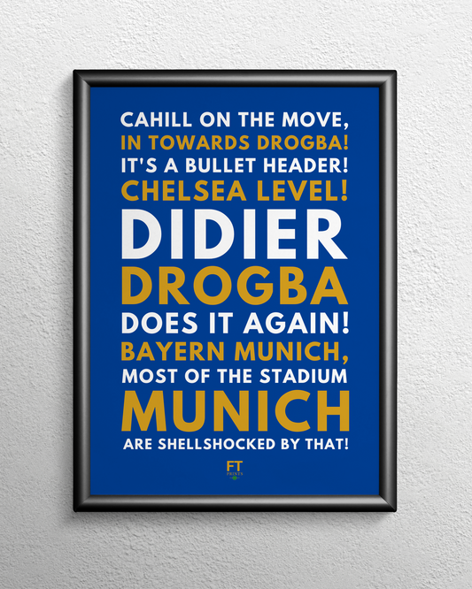 Didier Drogba - A bullet header!