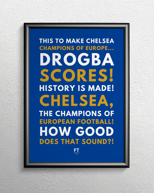 Didier Drogba - Champions of Europe!