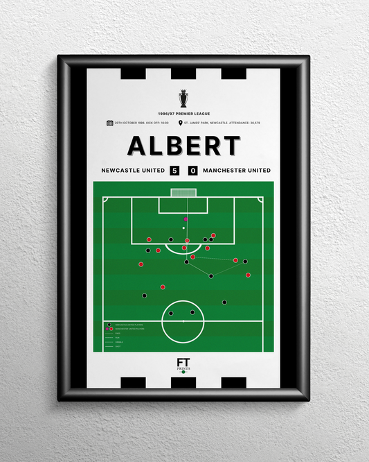 Albert's goal vs. Manchester United