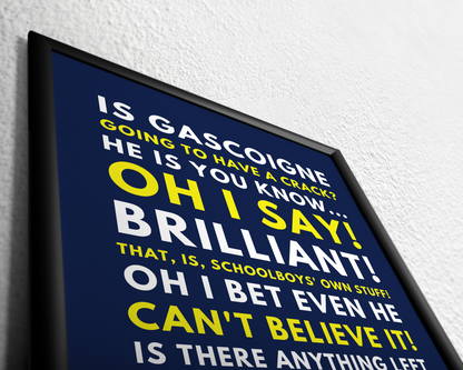 Paul Gascoigne - Schoolboys' Own stuff!