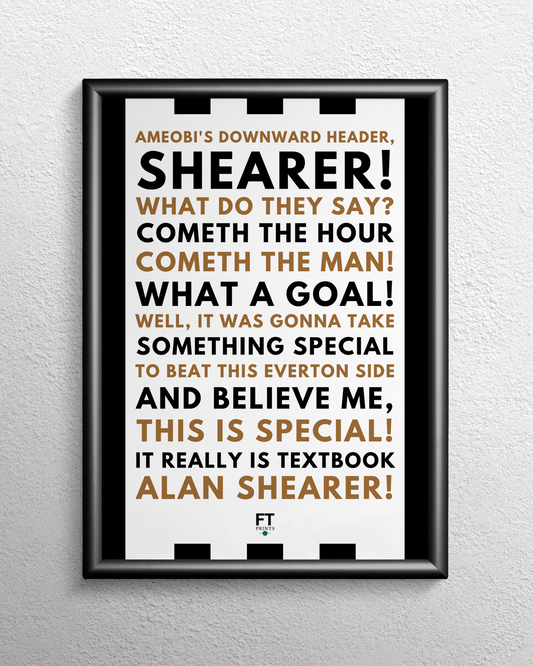 Alan Shearer - Cometh the hour, cometh the man!