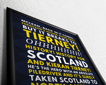 Kieran Tierney - History for Scotland and Kieran Tierney!