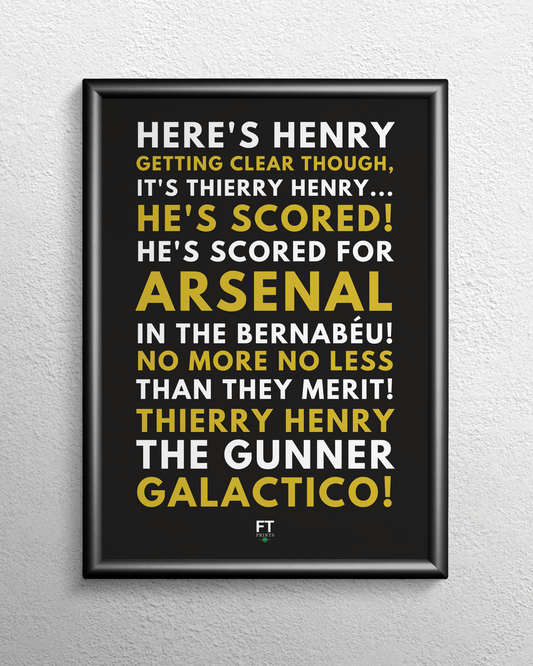 Thierry Henry - The Gunner Galactico!
