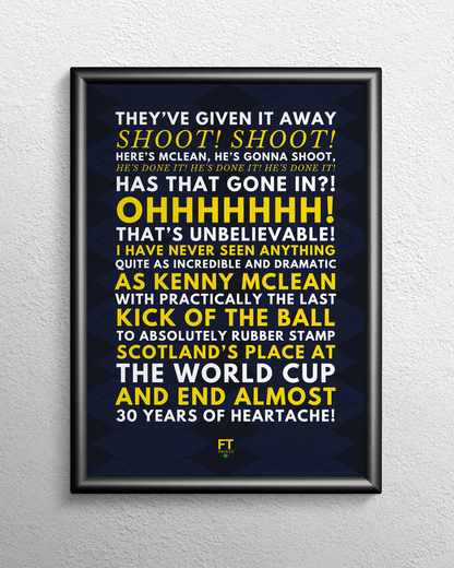 Kenny McLean - Has that gone in?! Ohhhh! That's Unbelievable!