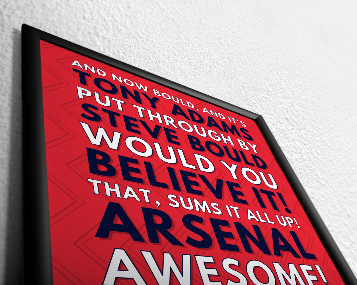 Tony Adams - Would you believe it!
