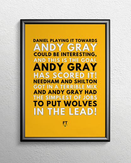 Andy Gray - And this is the goal!