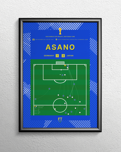 Asano's goal vs. Germany