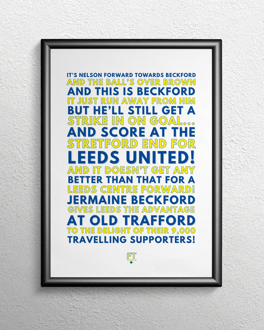 Jermaine Beckford - Beckford gives Leeds the advantage at Old Trafford!
