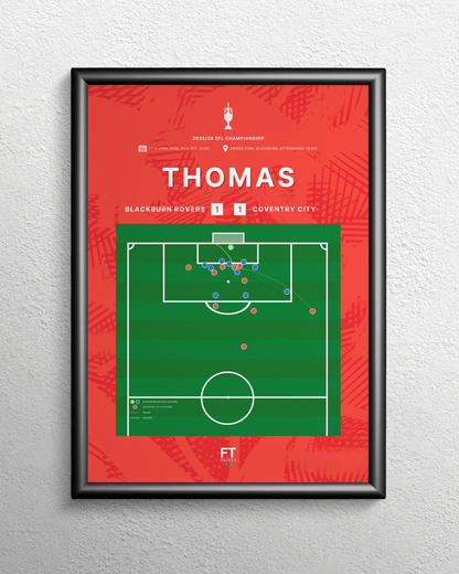 Thomas' goal vs. Blackburn Rovers