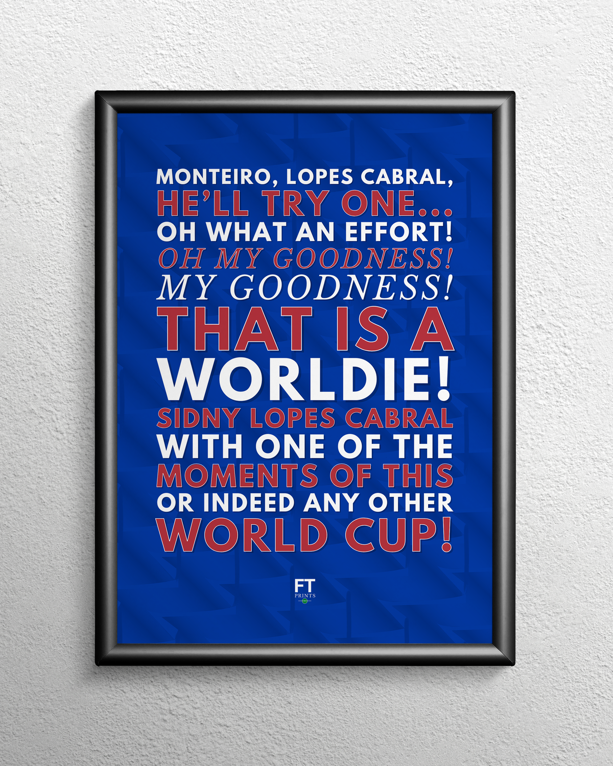 Sidny Lopes Cabral - That is a worldie!