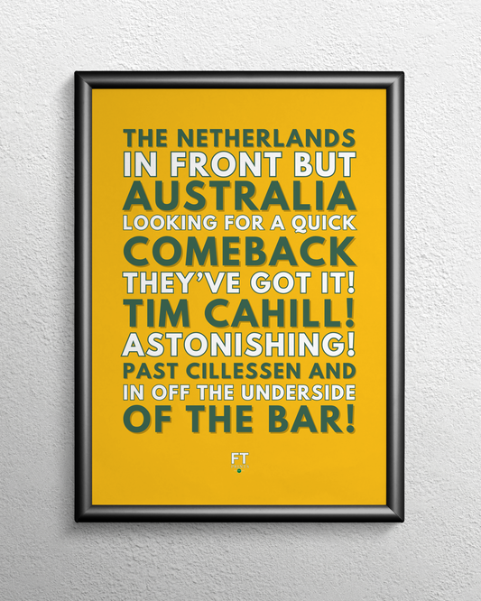 Tim Cahill - In off the underside of the bar!