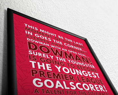 Max Dowman - The youngest Premier League goalscorer! (Burgundy)
