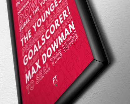 Max Dowman - The youngest Premier League goalscorer! (White)